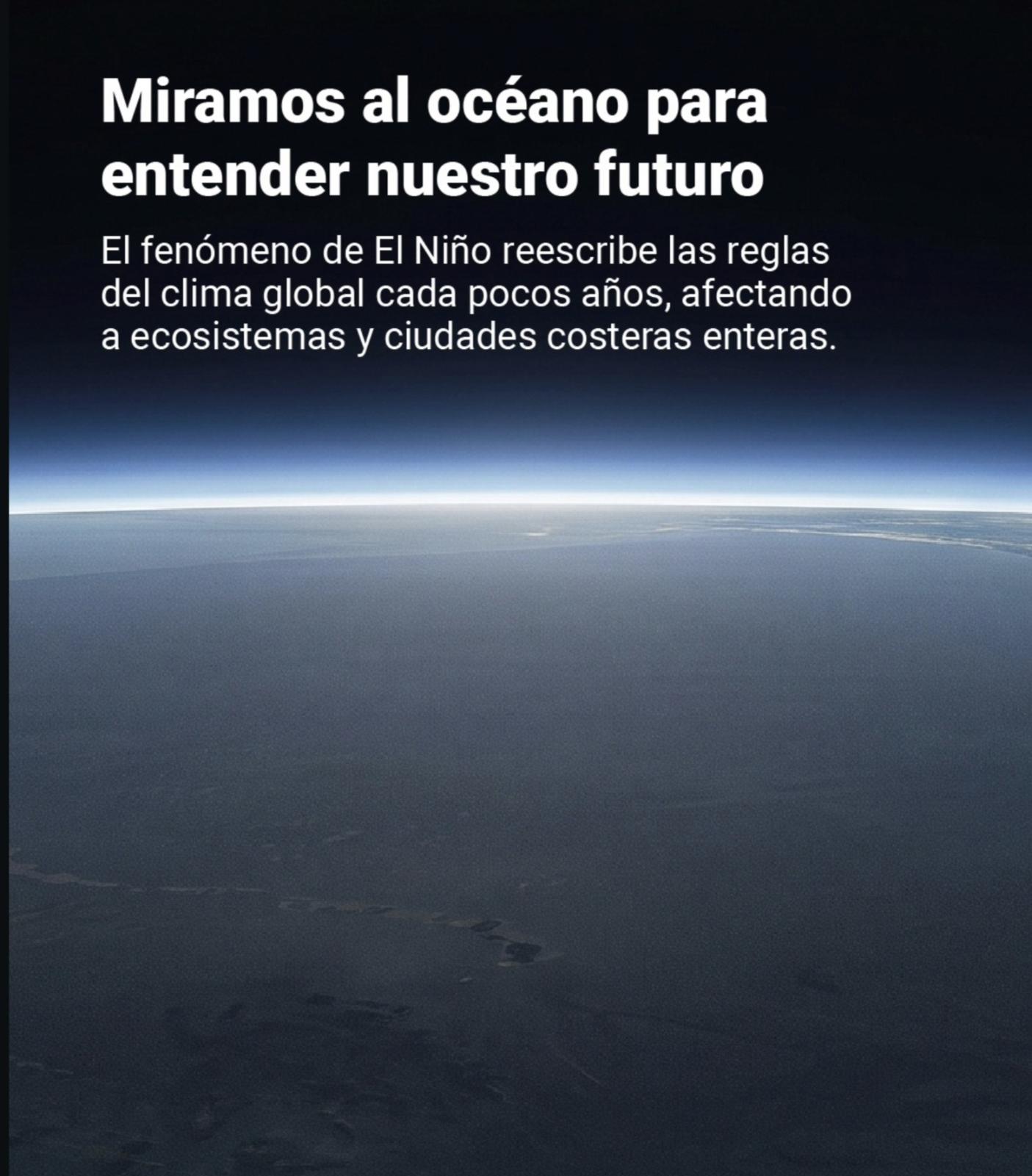 El Pacífico, desde arriba. El verano que viene se decide ahí.