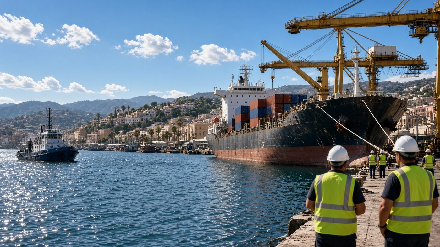 Puerto y tráfico marítimo de gran calado