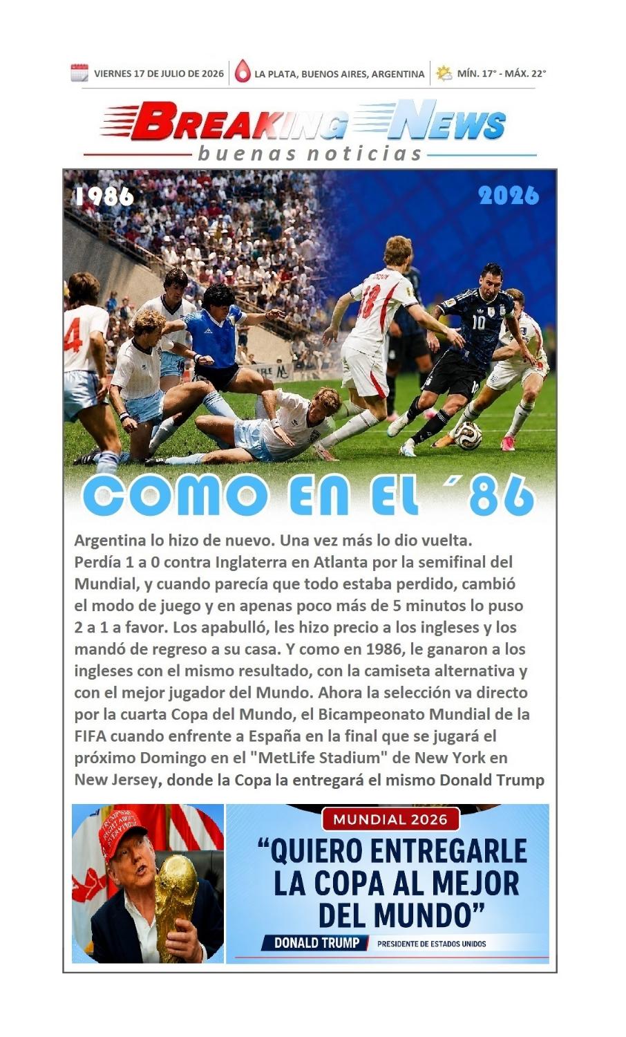 Edición de Tapa N° 005
