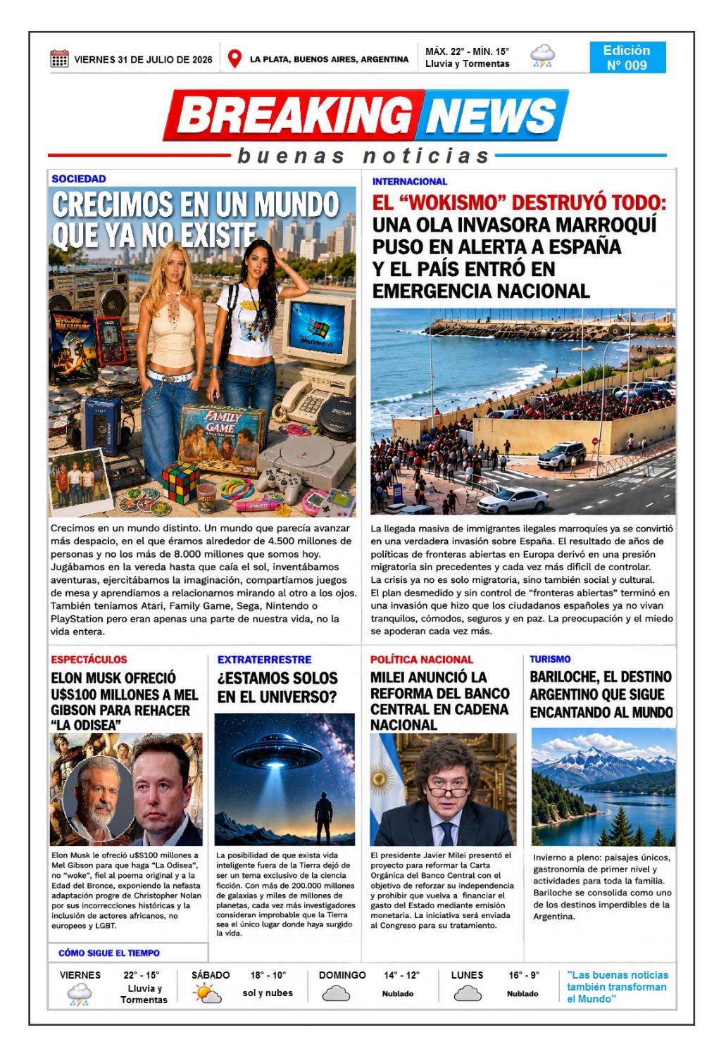 Edición de Tapa N° 009