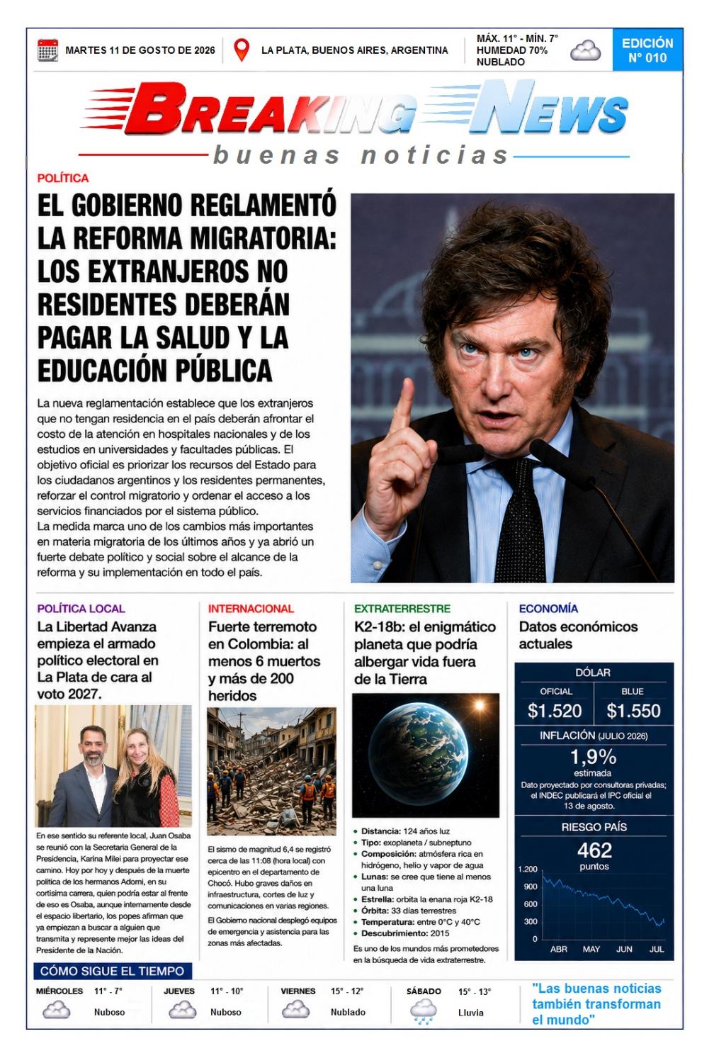 Edición de Tapa N° 010